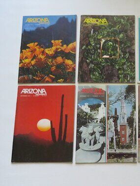 Arizona Highways Vintage Magazines Set 1975 8 issues